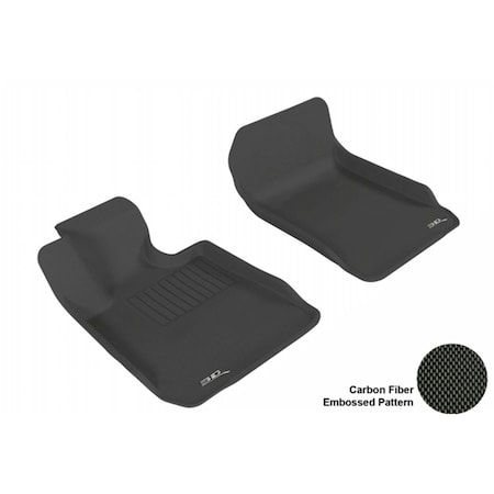 3D Maxpider BMW 3 SERIES E90 2006-2011 SDN/ E92 2007-2013 CPE KAGU BLACK R1 NOT FIT AWD MODEL Floor Mat L1BM00611509